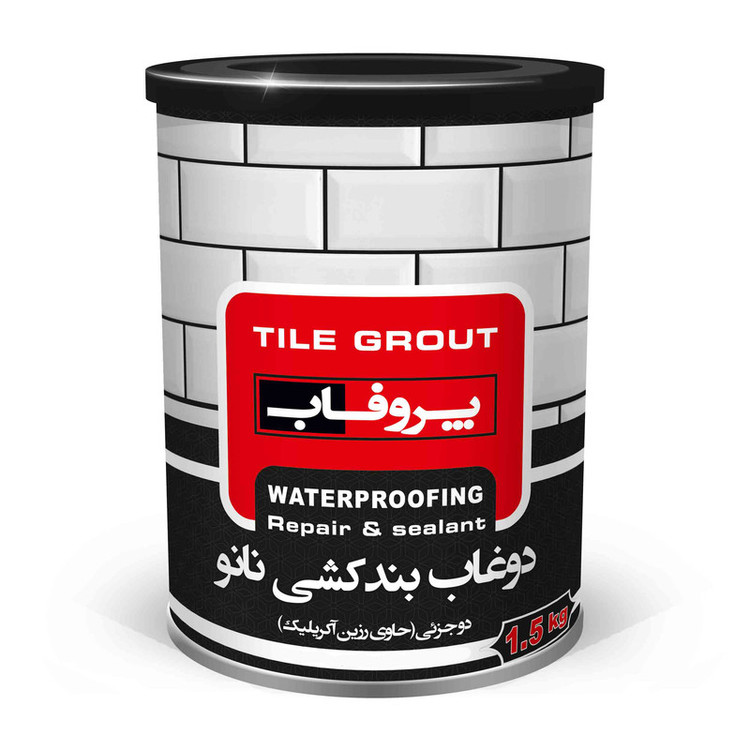 نانو دوغاب بندکشی دوجزئی پروفاب مدل BL-NGROUT وزن 1.5 کیلوگرم