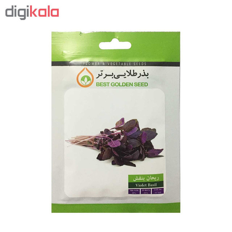 بذر سبزی خوراکی بذر طلایی برتر کد P-S-BZT-08 مجموعه 8 عددی