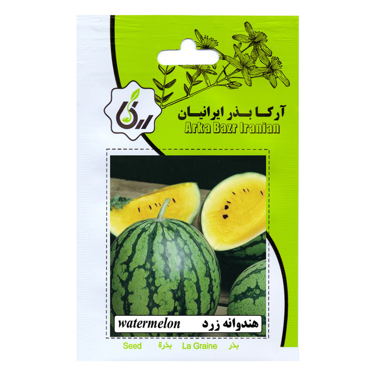 بذر میوه هندوانه و خربزه آرکا بذر ایرانیان کد ARK-A-ARK-06 وزن 50 گرم مجموعه 6 عددی