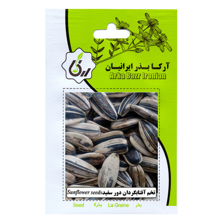 بذر آفتابگردان آرکا بذر ایرانیان کد ARK-A-ARK-03 وزن 30 گرم مجموعه 3 عددی