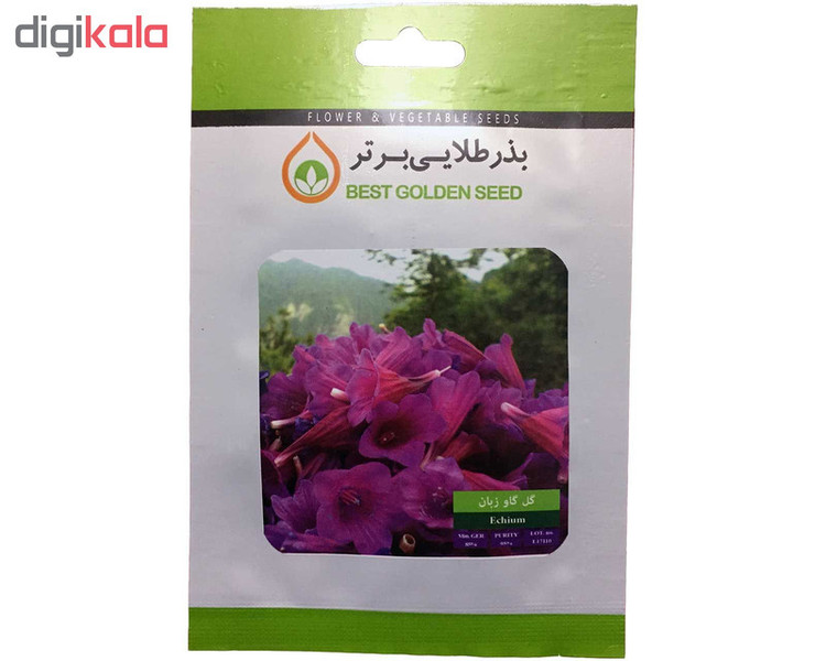 بذر گیاه دارویی گل گاو زبان بذر طلایی برتر کد BZT-106