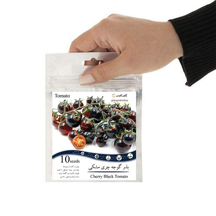 بذر گوجه چری مشکی گیلاسی سیاه مدل GL10