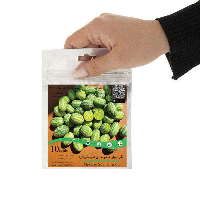 بذر خیار هندوانه ای خیار مکزیکی گلس گاردن مدل GL10