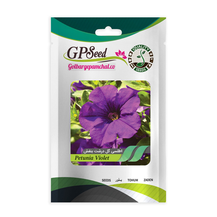 بذر گل اطلسی همه رنگ گلدانی گلبرگ پامچال کد G-P-GP-06 مجموعه 6 عددی