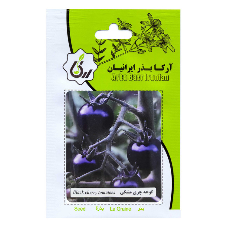 بذر گوجه گیلاسی ، زیتونی و درختی آرکا بذر ایرانیان کد ARK-A-ARK-08 وزن 80 گرم مجموعه 8 عددی