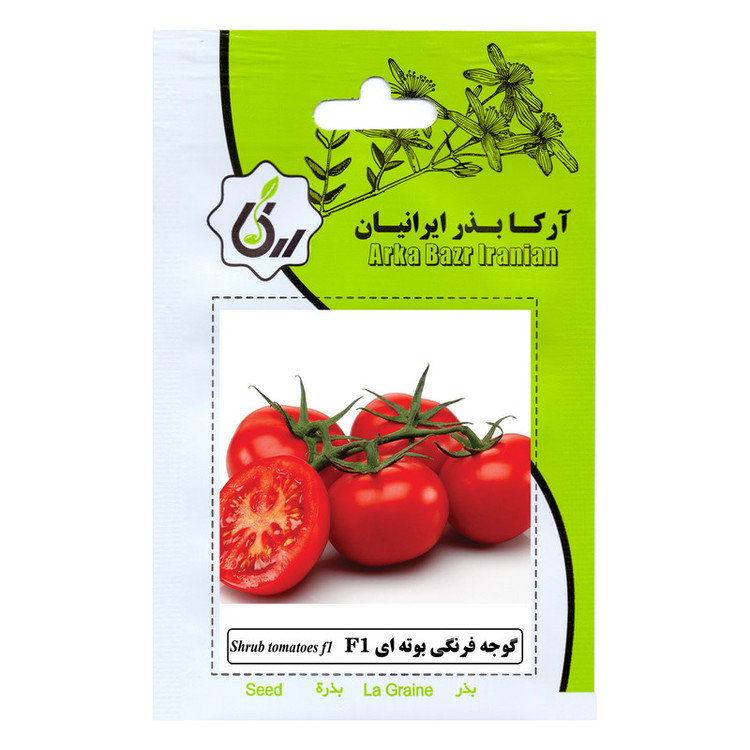 بذر گوجه گیلاسی ، زیتونی و درختی آرکا بذر ایرانیان کد ARK-A-ARK-08 وزن 80 گرم مجموعه 8 عددی