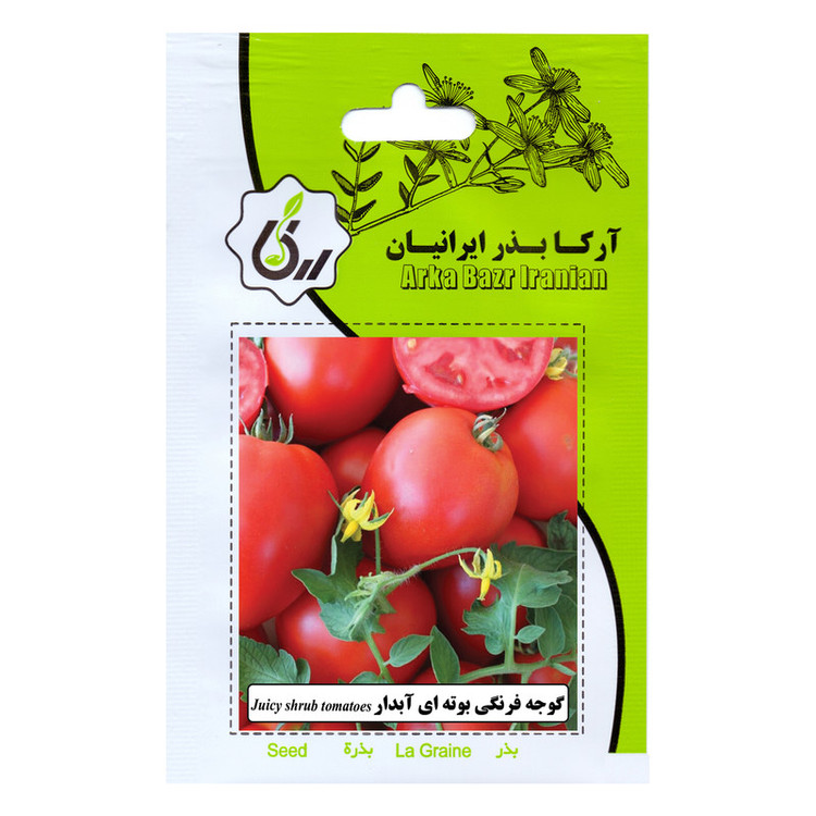 بذر گوجه گیلاسی ، زیتونی و درختی آرکا بذر ایرانیان کد ARK-A-ARK-08 وزن 80 گرم مجموعه 8 عددی