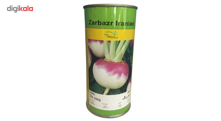 بذر شلغم دو رنگ زر بذر ایرانیان قوطی 100 گرمی مدل GH100g-22