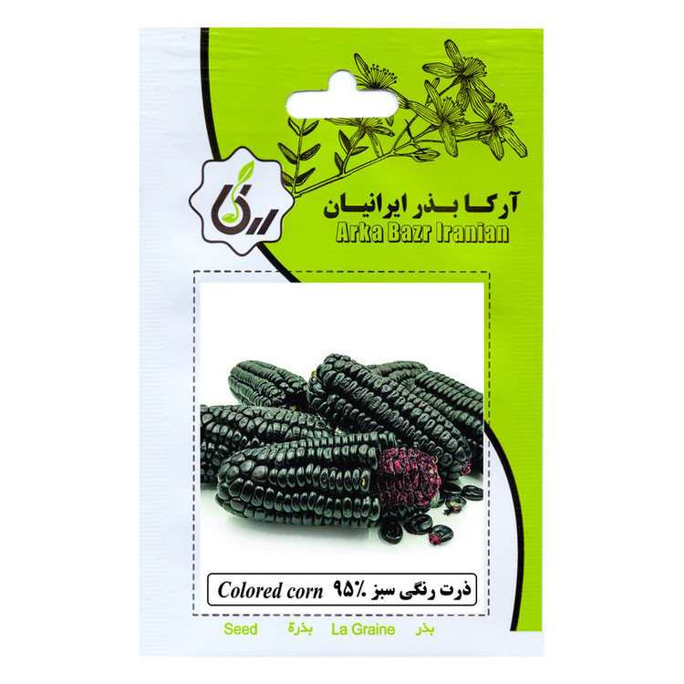 بذر ذرت همه رنگ آرکا بذر ایرانیان کد ARK-A-ARK-012 وزن 200 گرم مجموعه 12 عددی