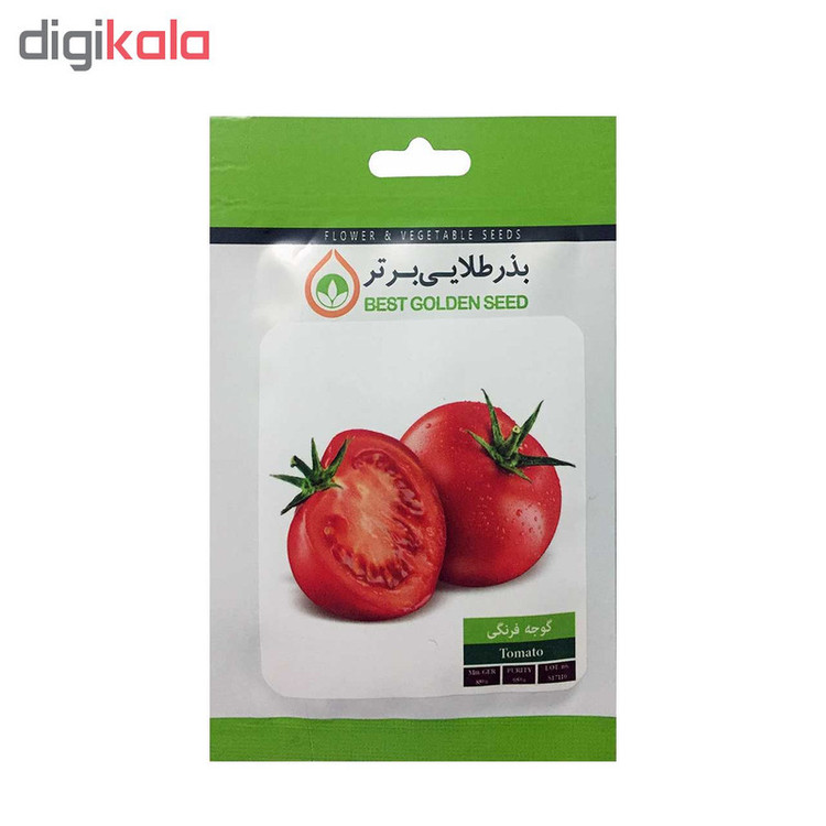 بذر گوجه فرنگی بذر طلایی برتر کد P-G-BZT-06 مجموعه 6 عددی