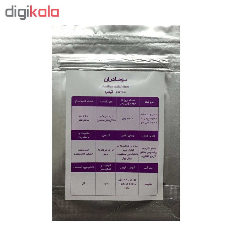 بذر بودماران پاکان بذر اصفهان کد PBF-51