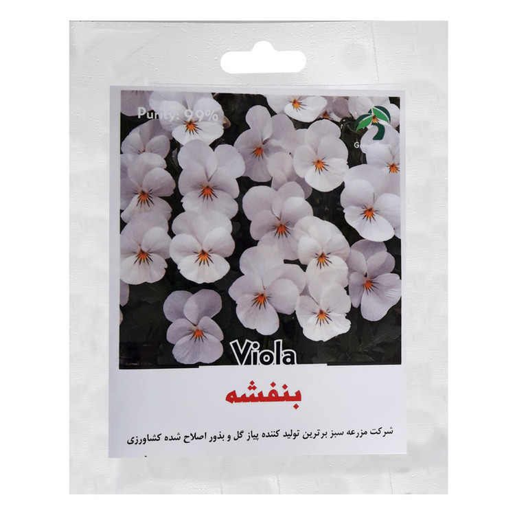 بذر گل بنفشه سفید گرین فارم مدل 01