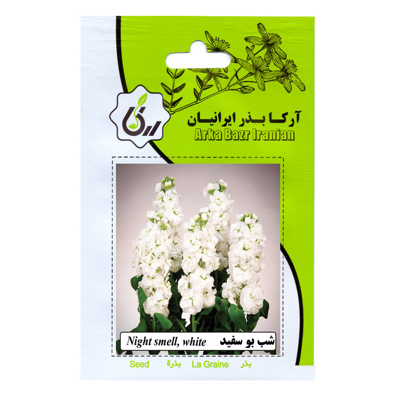 بذر گل شب بو سفید  آرکا بذر ایرانیان کد 210-ARK