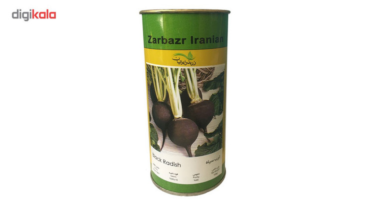 بذر ترب سیاه زر بذر ایرانیان قوطی 100 گرمی کد GH100g-04