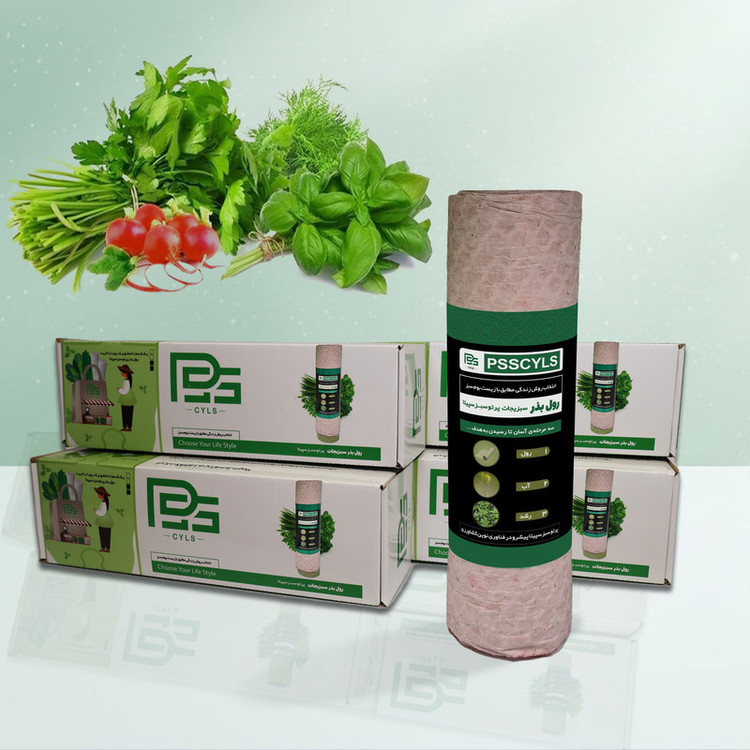 رول بذر سبزیجات پرتو سبز سپیتا مدل Mixed Herbs وزن 300 گرم
