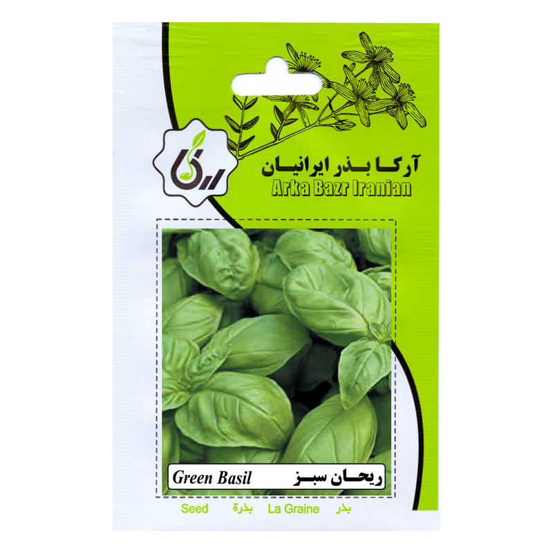 بذر ریحان سبز آرکا بذر ایرانیان کد ARK-198