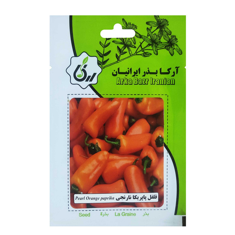 بذر فلفل پاپریکا همه رنگ آرکا بذر ایرانیان کد ARK-A-ARK-04 وزن 30 گرم مجموعه 4 عددی