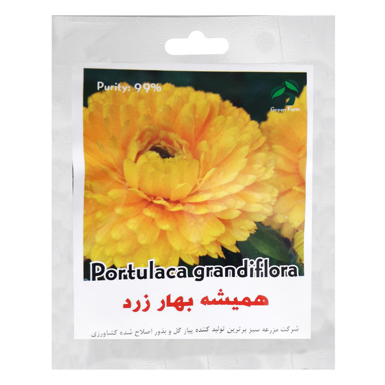بذر گلهای پرگلبرگ گرین فارم کد 0025 بسته 5 عددی