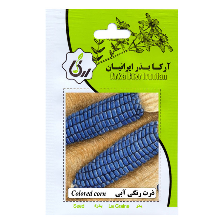 بذر ذرت همه رنگ آرکا بذر ایرانیان کد ARK-A-ARK-06 وزن 100 گرم مجموعه 6 عددی