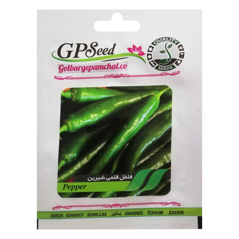بذر فلفل قلمی شیرین گلبرگ پامچال کد GPF-122