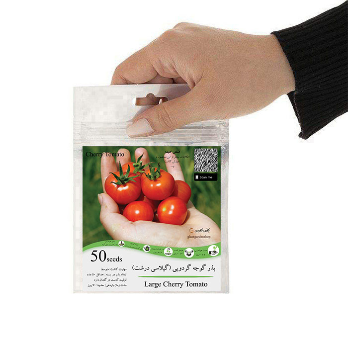 بذر گوجه چری گیلاسی درشت گوجه گردویی گلس گاردن مدل GL50