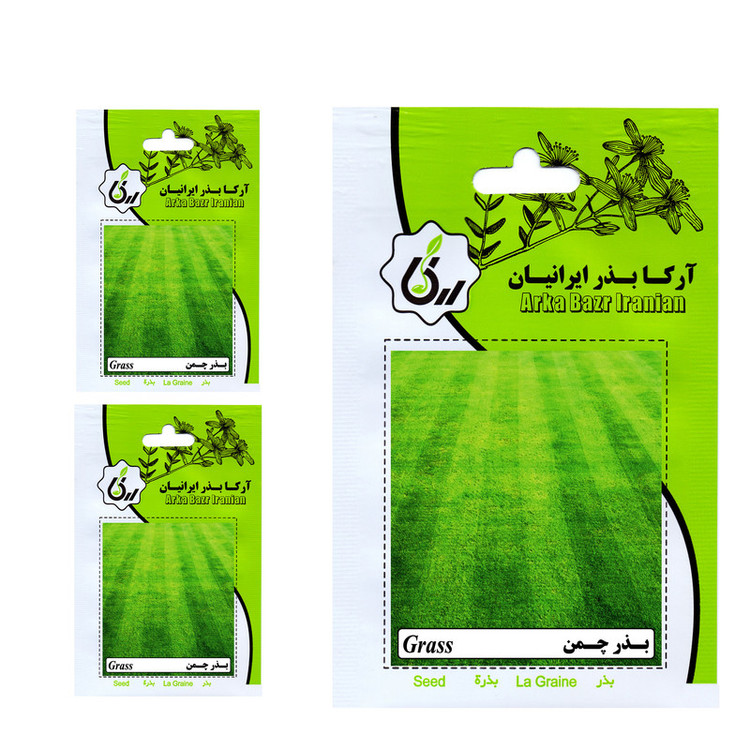 بذر چمن آرکا بذر ایرانیان کد 020 مجموعه 3 عددی