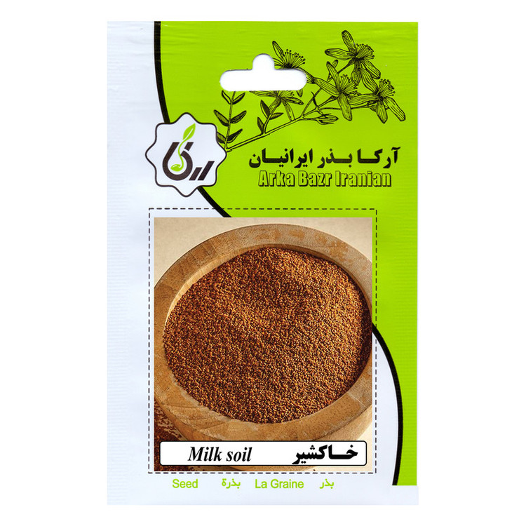 بذر گیاه دارویی خاکشیر و تخم شربتی آرکا بذر ایرانیان کد ARK-A-ARK-02 وزن 25 گرم مجموعه 2 عددی