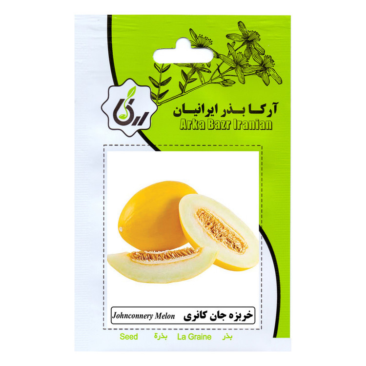بذر میوه خربزه آرکا بذر ایرانیان کد ARK-A-ARK-06 وزن 50 گرم مجموعه 6 عددی