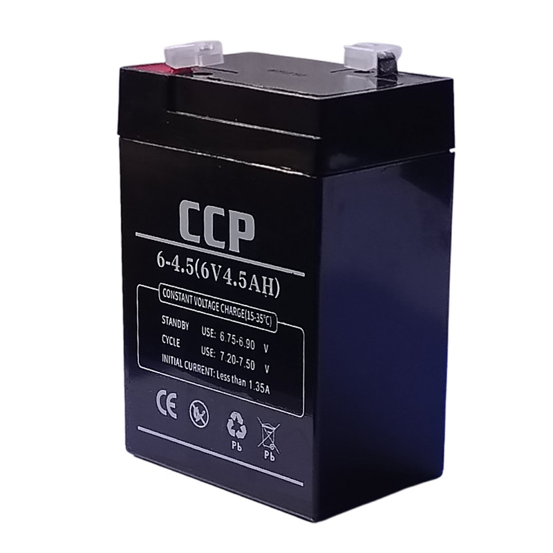 باتری سیلد اسید 6 ولت 4.5 آمپر ساعت سی سی پی مدل 6V-4.5