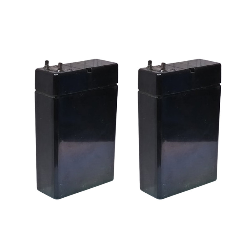 باتری سیلد اسید 4 ولت 1600 میلی آمپر ساعت مدل 4V-1600 بسته 2 عددی