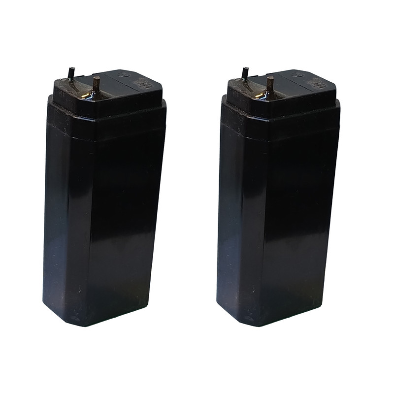 باتری سیلد اسید 4 ولت 1300 میلی آمپر ساعت مدل 4V-1.3AH بسته 2 عددی