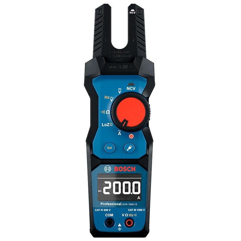 مولتی متر دیجیتال 200 آمپر بوش مدل فوق حرفه ای هوشمند کد GFM 1000-15 Professioanl Extra