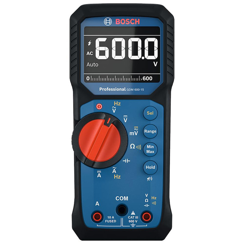 مولتی متر دیجیتال 600 ولت بوش مدل حرفه ای کد GDM 600-15 Cat lll 600V