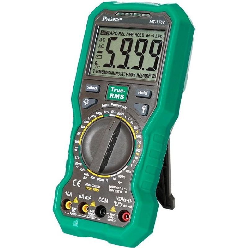 مولتی متر دیجیتال 10 آمپر پروسکیت مدل MT-1707