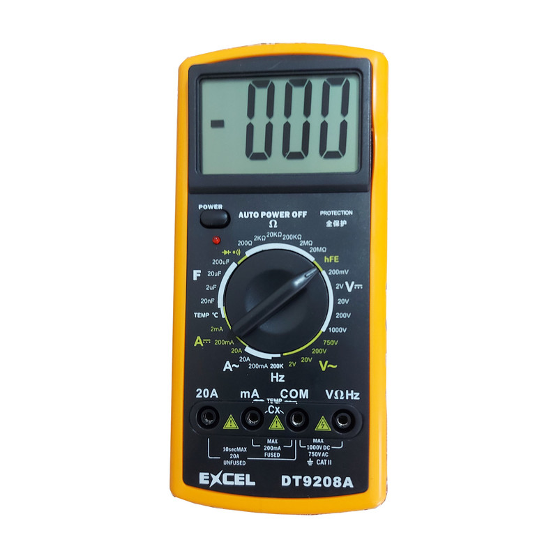 مولتی متر دیجیتال مدل DT9208A