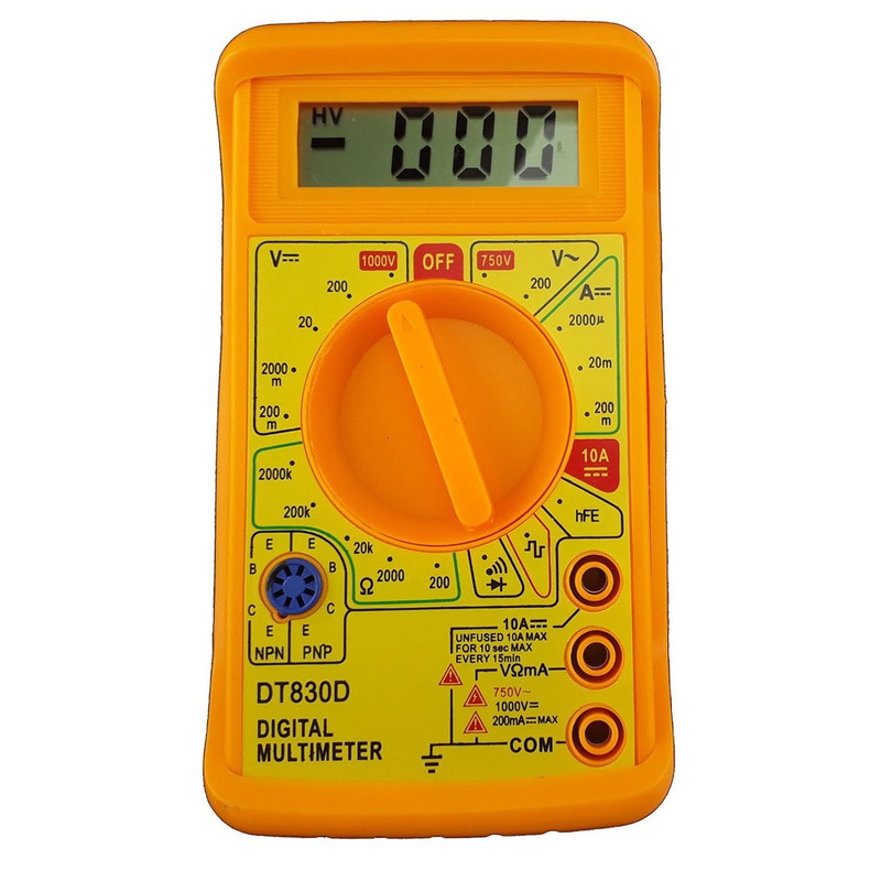 مولتی متر دیجیتال مدل DT830D