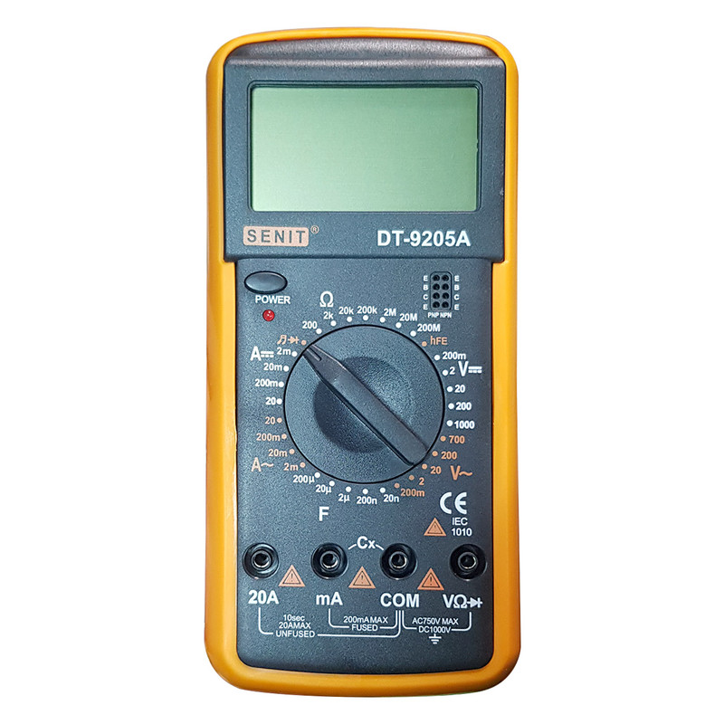 مولتی متر دیجیتال سنیت مدل DT-9205A