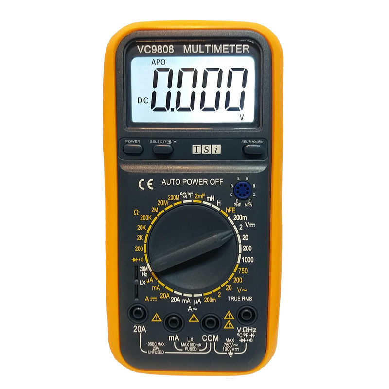 مولتی متر دیجیتال تی اس آی مدل VC9808