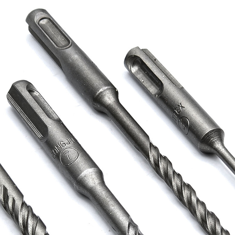مته الماسه چهار شیار گوانژو کد 16-CM سایز 4-6-7-8-10-12-14 مجموعه 7 عددی