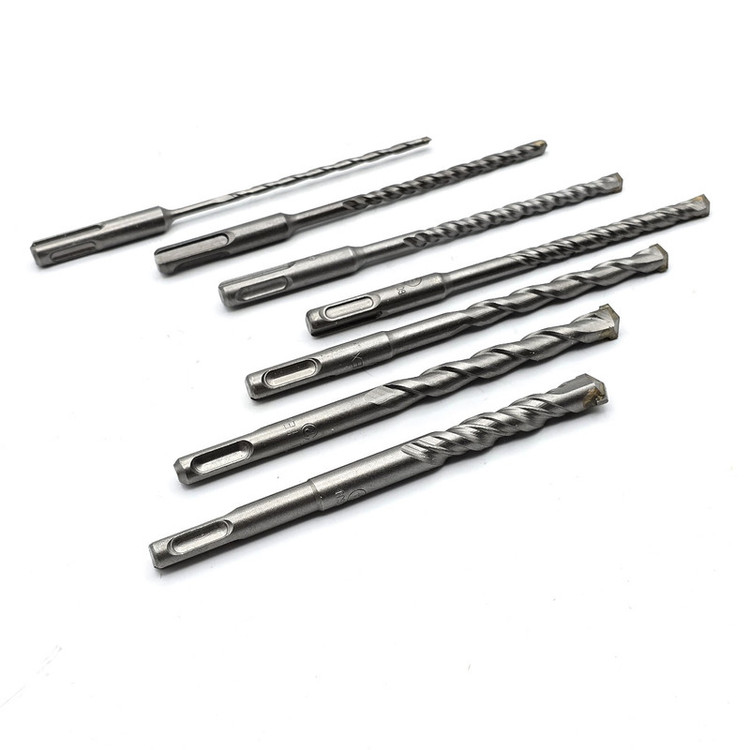 مته الماسه چهار شیار گوانژو کد 16-CM سایز 4-6-7-8-10-12-14 مجموعه 7 عددی