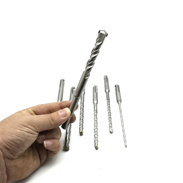 مته الماسه چهار شیار گوانژو کد 16-CM سایز 4-6-7-8-10-12-14 مجموعه 7 عددی