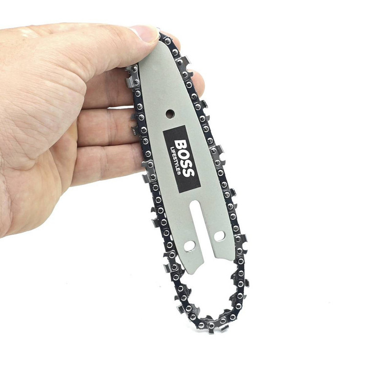 زنجیر و ساطوری اره زنجیری شارژی باس مدل 10CM-4INCH