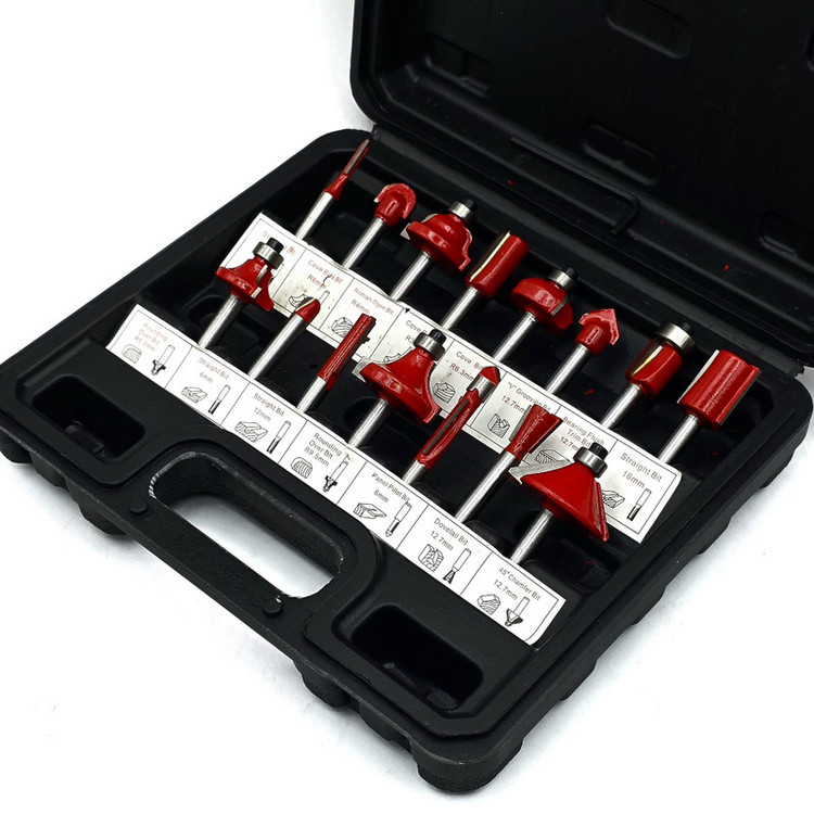 مته اور فرز مشتی باس مدل SHANK-6MM مجموعه 15 عددی
