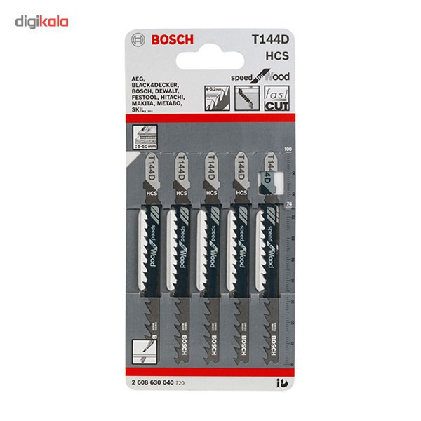تیغ اره عمودبر چوب مدل T144D بسته 5 عددی
