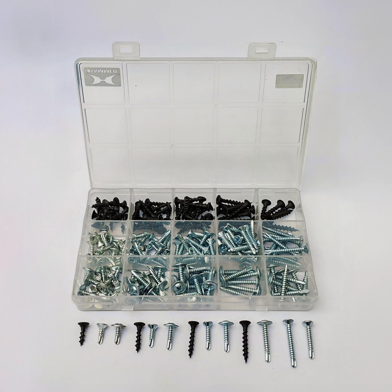 پیچ سرمته و ام دی اف هامر مدل Home FIX K بسته 210 عددی