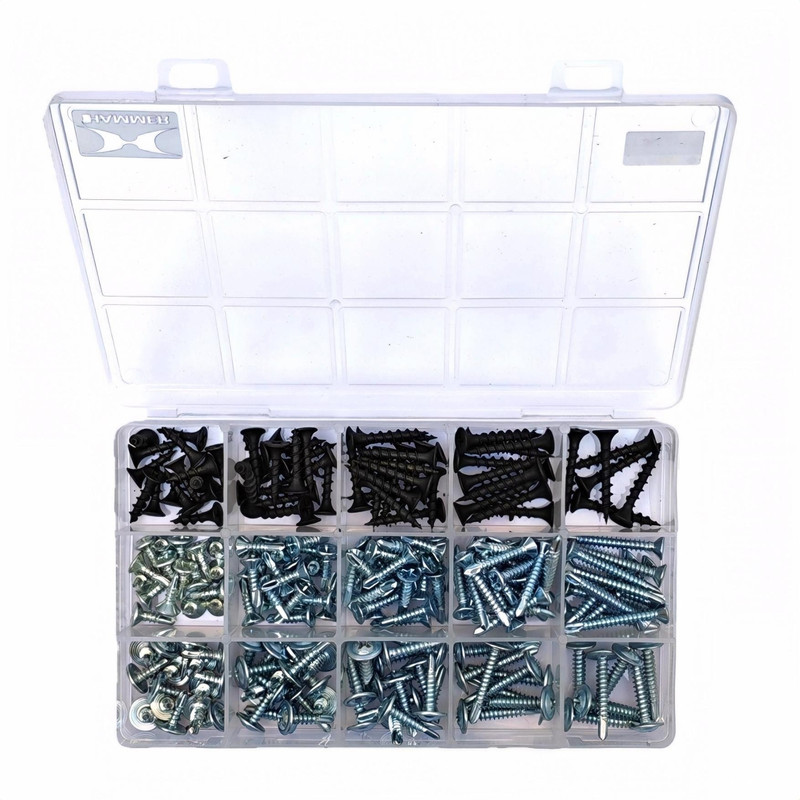پیچ سرمته و ام دی اف هامر مدل Home FIX K بسته 210 عددی