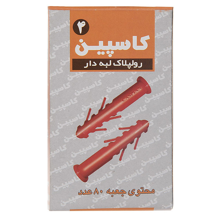 رولپلاک 4 سانتیمتری لبه دار شاخک دار کاسپین بسته 80 عددی