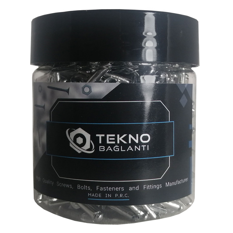 میخ پرچ تکنو باغلانتی مدل Tekno-4x10-4x12 مجموعه 220 عددی
