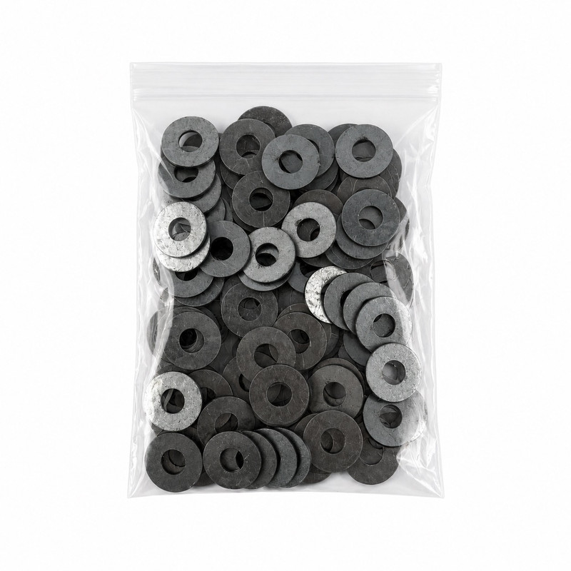 واشر مدل تخت سایز 8 میلیمتر بسته 100 عددی