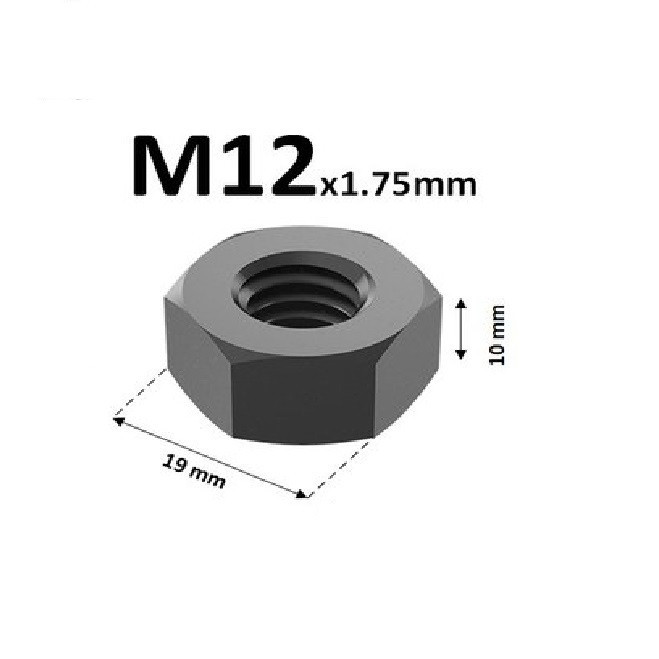 مهره پایا مدل M12 کد PAYA69 مجموعه 30 عددی